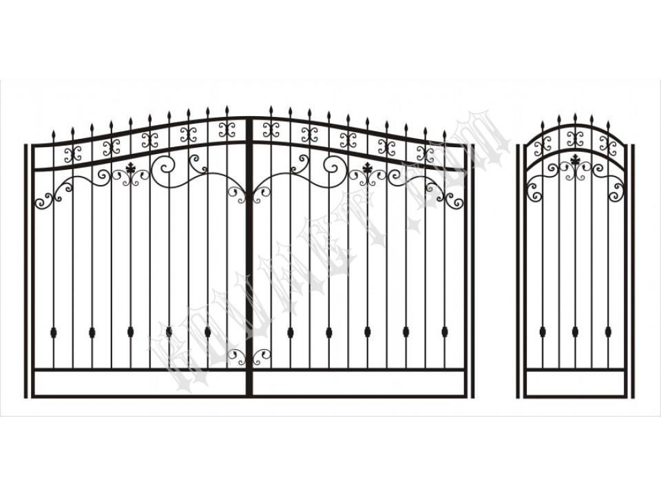 Кованые Ворота Калитки Фото Эскизы
